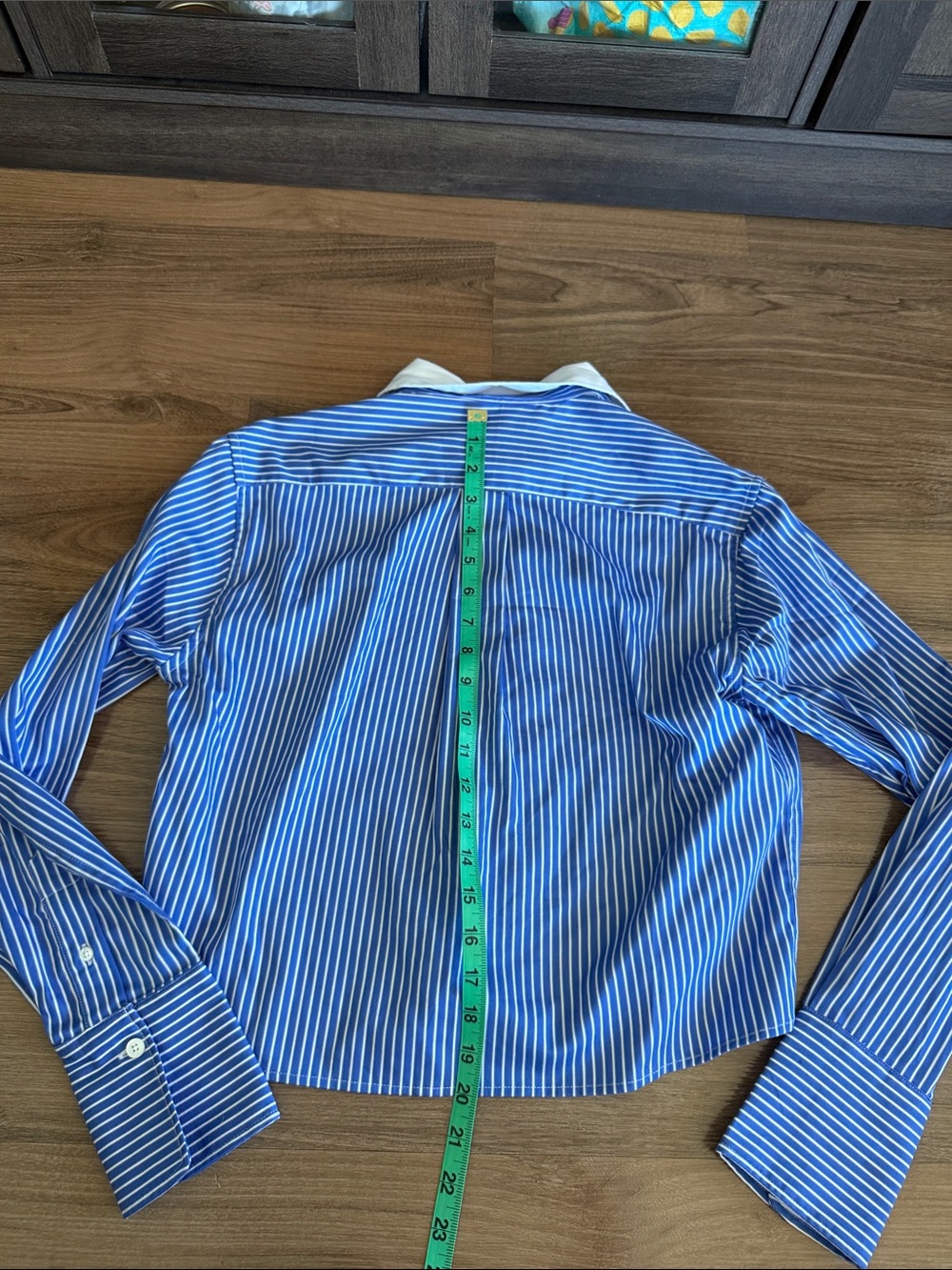 NWT Madewell Relaxed Button Up Shirt Striped Small Preppy Coastal - Picture 7 of 7